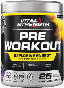 VitalStrength Pre-Workout Nuclear Grape 225g VitalStrength Pre-Workout Nuclear Grape 225g