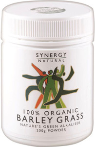 Synergy Natural Organic Barley Grass Powder 200g Synergy Natural Organic Barley Grass Powder 200g