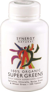 Synergy Natural Organic Super Greens 200 Tablets Synergy Natural Organic Super Greens 200 Tablets