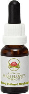 Australian Bush Flower Essences Red Helmet Orchid 15ml Australian Bush Flower Essences Red Helmet Orchid 15ml