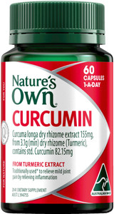 Nature's Own Curcumin 60 Caps Nature's Own Curcumin 60 Caps