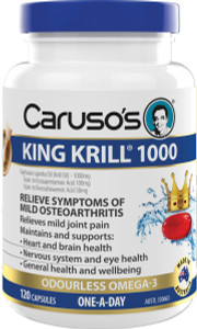 Caruso’s Natural Health King Krill 1000mg 120 Caps Caruso’s Natural Health King Krill 1000mg 120 Caps