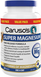 Caruso’s Natural Health Super Magnesium 240 Tablets Caruso’s Natural Health Super Magnesium 240 Tablets