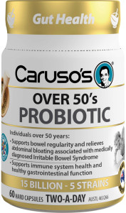 Caruso’s Over 50s Probiotic 60 Caps Caruso’s Over 50s Probiotic 60 Caps