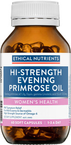 Ethical Nutrients Hi-Strength Evening Primrose Oil 60 Caps Ethical Nutrients Hi-Strength Evening Primrose Oil 60 Caps