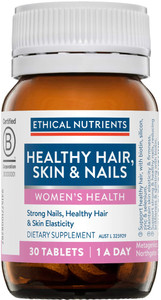 Ethical Nutrients Healthy Hair, Skin & Nails 30 Tabs Ethical Nutrients Healthy Hair, Skin & Nails 30 Tabs