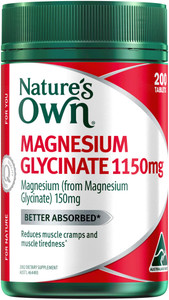 Nature's Own Magnesium Glycinate 1150mg 200 Tabs Nature's Own Magnesium Glycinate 1150mg 200 Tabs