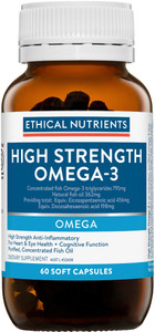 Ethical Nutrients High Strength Omega-3 60 Caps Ethical Nutrients High Strength Omega-3 60 Caps