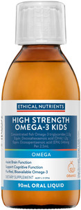Ethical Nutrients High Strength Omega-3 Kids Oral Liquid Orange 90ml