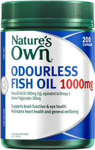Nature's Own Odourless Fish Oil 1000mg 200 Caps Nature's Own Odourless Fish Oil 1000mg 200 Caps