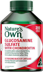 Nature's Own Glucosamine Sulfate with Chondroitin 200 Tabs Nature's Own Glucosamine Sulfate with Chondroitin 200 Tabs
