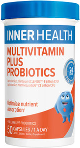 Inner Health Multivitamin Plus Probiotics 50 Caps