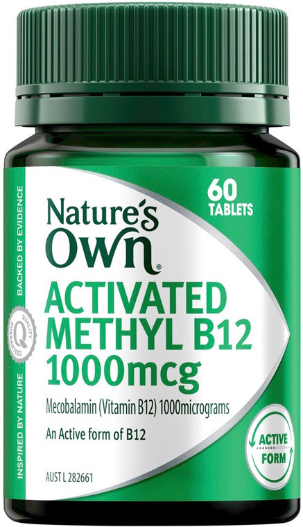 Nature's Own Activated Methyl B12 60 Mini Tablets