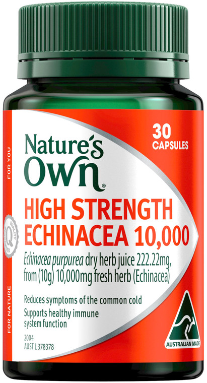 Nature's Own High Strength Echinacea 10000mg 30 Tabs