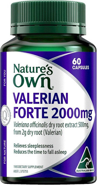 Nature's Own Valerian Forte 2000mg 60 Caps