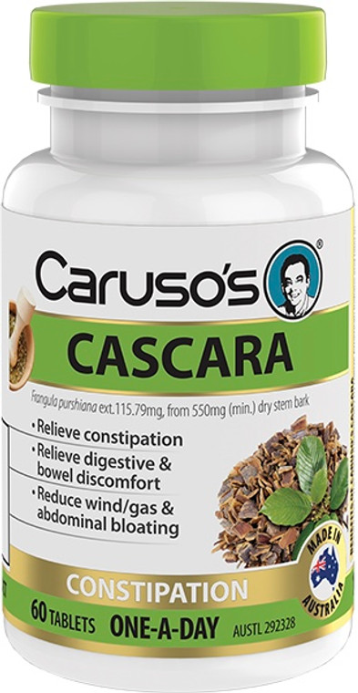 Caruso’s Natural Health Cascara 60 Tabs