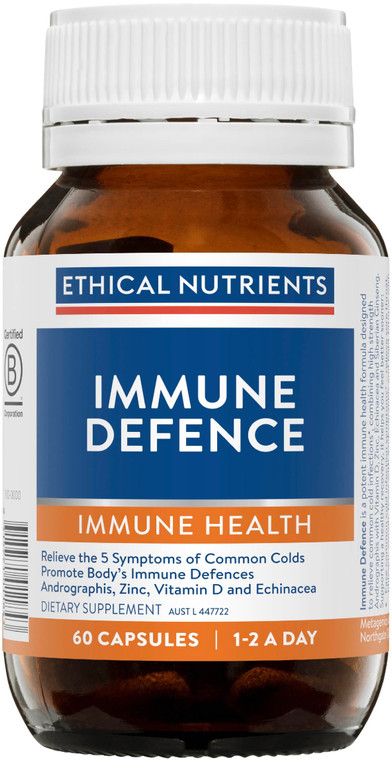 Ethical Nutrients Immune Defence 60 Caps
