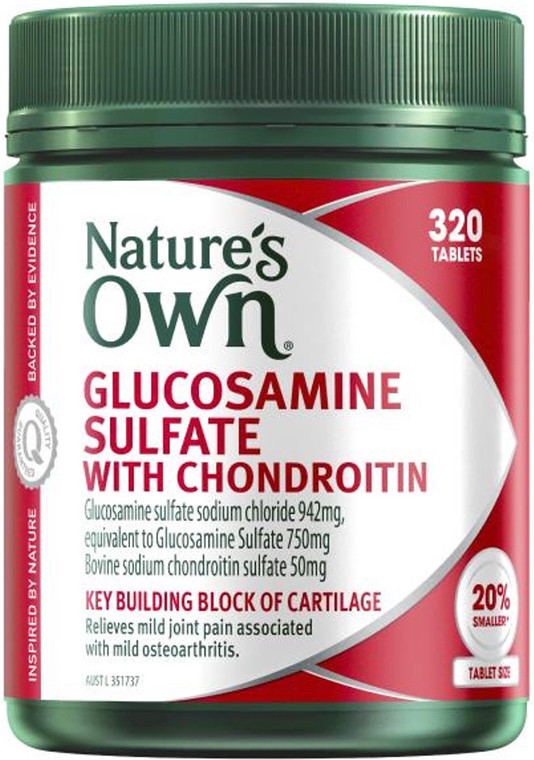 Nature's Own Glucosamine Sulfate with Chondroitin 320 Tabs