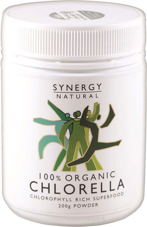 Synergy Natural Chlorella 200g Organic