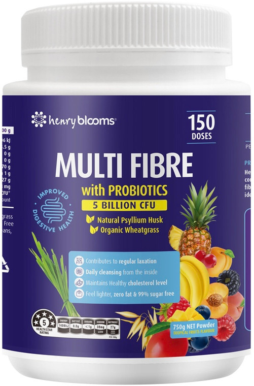 Henry Blooms Multi Fibre with Probiotics 750g