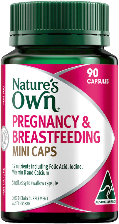 Nature's Own Pregnancy & Breastfeeding 90 Mini Caps