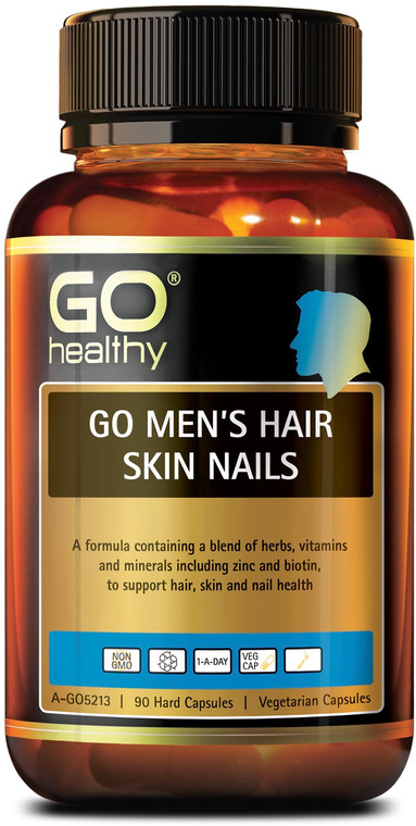 GO Healthy Men’s Hair Skin Nails 90 Caps