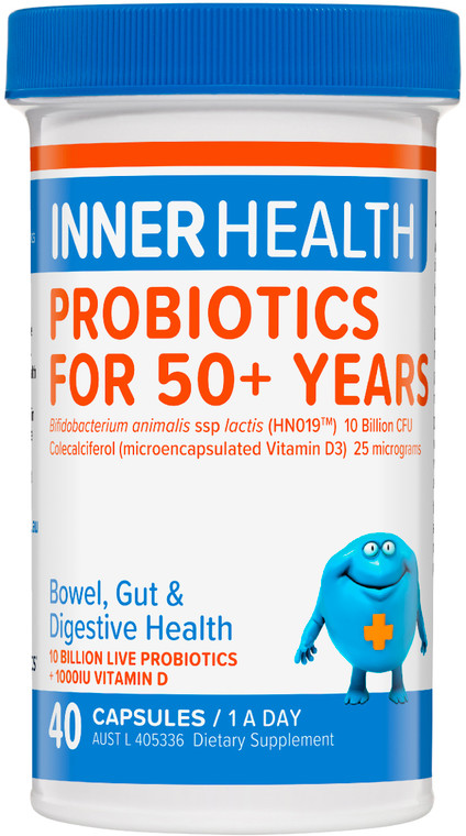 Inner Health Probiotics for 50+ Years 40 Caps