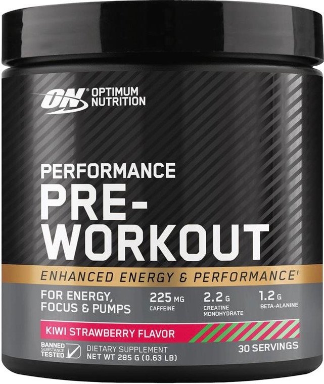 Optimum Nutrition Performance Pre-Workout Kiwi Strawberry 285g