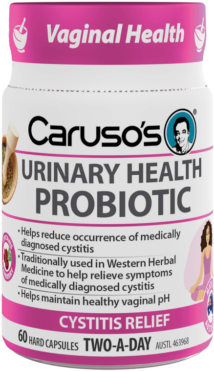 Caruso’s Natural Health Urinary Health Probiotic 60 Caps