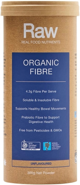 Raw by Amazonia Organic Fibre Unflavoured 300g