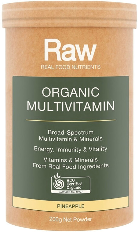 Raw by Amazonia Organic Multivitamin 200g