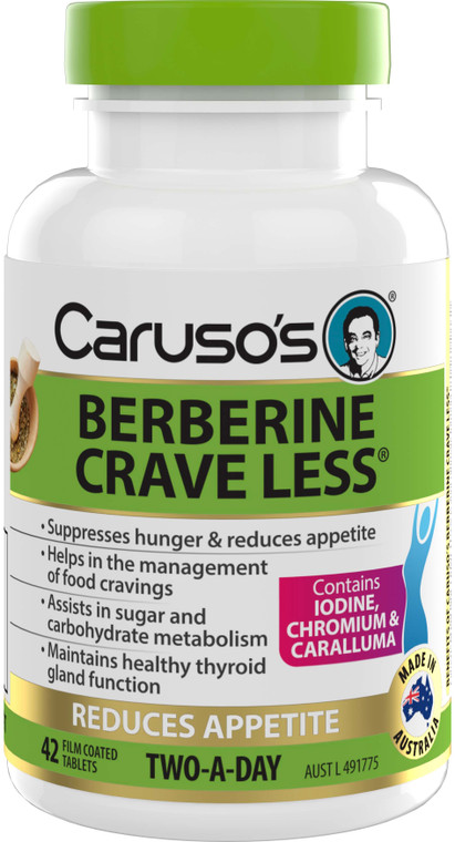 Caruso’s Berberine Crave Less 42 Tabs