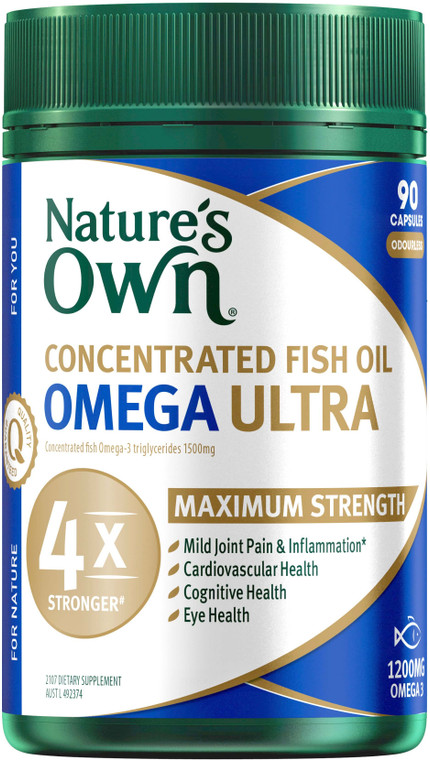 Nature's Own Concentrated Fish Oil Omega Ultra​ 90 Caps