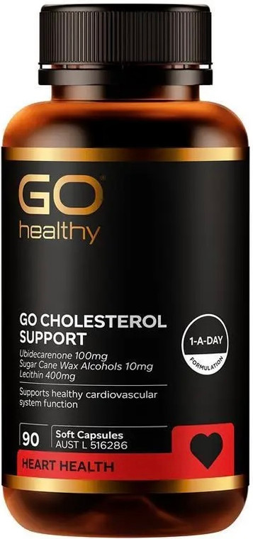 GO Healthy Cholesterol Support  90 Caps