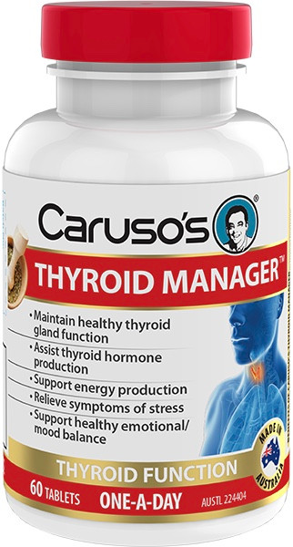 Caruso s Natural Health Thyroid Manager 60 Tabs Free Shipping