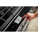 Whirlpool® Cuisinière coulissante électrique intelligente 6.4 pi cu, avec friture à air une fois connectée. WEG750H0HW