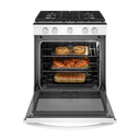 Whirlpool® Cuisinière coulissante électrique intelligente 6.4 pi cu, avec friture à air une fois connectée. WEG750H0HW