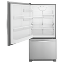 Réfrigérateur à congélateur inférieur Whirlpool 19 pi cu WRB329LFBM
