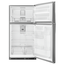 Réfrigérateur à congélateur supérieur  de 33 po Whirlpool® avec machine à glaçons facultative EZ Connect WRT541SZDM