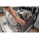 Lave-vaisselle silencieux résistant aux traces de doigts avec 3e panier et grande capacité Whirlpool® WDTA80SAKZ