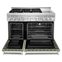 Cuisinière commerciale intelligente au gaz KitchenAid® avec plaque chauffante, 48 po KFGC558JAV
