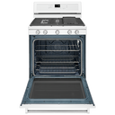 Cuisinière au gaz à convection avec 5 brûleurs - 30 po KitchenAid® KFGG500EWH