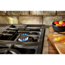 Table de cuisson commerciale au gaz avec 4 brûleurs - 30 po KitchenAid® KCGC500JSS