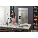 Réfrigérateur encastré côte à côte avec distributeur et fini printshieldtm - 48 po - 29.4 pi cu KitchenAid® KBSD708MPS