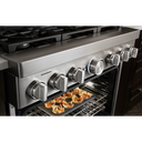 Cuisinière commerciale intelligente au gaz KitchenAid®, 6 brûleurs, 36 po KFGC506JYP