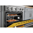 Cuisinière commerciale intelligente au gaz KitchenAid®, 4 brûleurs, 30 po KFGC500JYP