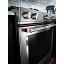 Cuisinière bi-combustible et à convection, commandes frontales, 5 brûleurs, 30 po KitchenAid® YKSDB900ESS