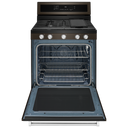 Cuisinière au gaz à convection avec 5 brûleurs - 30 po KitchenAid® KFGG500EBS