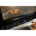 Four à micro-ondes à convection et hotte intégrée  avec mode de friture à air KitchenAid® YKMHC319LPS