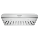 Hotte de ventilation sous l’armoire de style commercial à classe de moteur de 585 pi cu/min - 36 po KitchenAid® KVUC606KSS